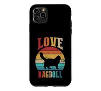 Cat Lover | Cat Moms | Kitten Daddy | Retro Love Ragdoll Case for iPhone 11 Pro Max