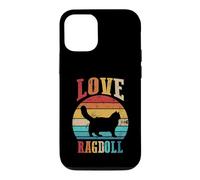 Cat Lover | Cat Moms | Kitten Daddy | Retro Love Ragdoll Case for iPhone 12/12 Pro