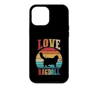 Cat Lover | Cat Moms | Kitten Daddy | Retro Love Ragdoll Case for iPhone 12 Pro Max
