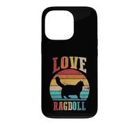Cat Lover | Cat Moms | Kitten Daddy | Retro Love Ragdoll Case for iPhone 13 Pro