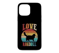 Cat Lover | Cat Moms | Kitten Daddy | Retro Love Ragdoll Case for iPhone 13 Pro Max
