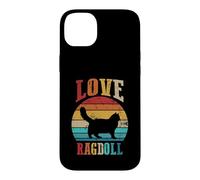 Cat Lover | Cat Moms | Kitten Daddy | Retro Love Ragdoll Case for iPhone 14 Plus
