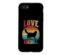 Cat Lover | Cat Moms | Kitten Daddy | Retro Love Ragdoll Case for iPhone SE (2020) / 7/8