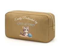 Cat Lover Gifts for Women Cats and Yarn Bag Best Cat Mom Ever Gifts Funny Cat Makeup Bags Cat Themed Gifts for Cat Lovers Animal Lover Gifts for Women Cat Mom Gifts Christmas Birthday Gifts