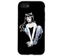 Cat Lover Girl Feline Kitty Pretty Exotic Dancer Woman Case for iPhone SE (2020) / 7/8