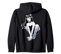 Cat Lover Girl Feline Kitty Pretty Exotic Dancer Woman Zip Hoodie