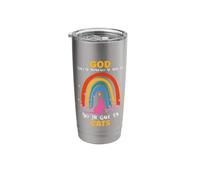 Cat Lover God Can't Be Physically with Us So He Gave Us Cats Stainless Steel Insulated Tumbler