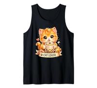 Cat Lover | I Love My Cat | Cute Kitten Feline Art Tank Top