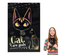 Cat Lover Notebook for Cat Lovers, Cats Notebook for Kids - Cute Black Cat Notebook for School | Egyptian Themed Series Portable Writing Notebook Vac Stationery