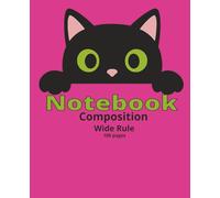 Cat Lover Notebook: Lined Notebook for School, College, Notes & Ideas - Hot Pink
