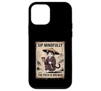 Cat Lover Sip Mindfully The Path Is Brewed Case for iPhone 12 mini