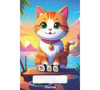 Cat Lover Sushi Journal: Lined Notebook with Numbered Pages & Summary Section for Writing, Reflection & Daily Notes