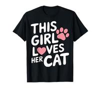 Cat Lover This Girl Loves Her Cat T-Shirt
