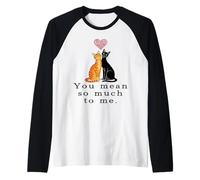 Cat Lovers 212 (Dear You) Raglan Baseball Tee