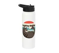 Cat Lovers Attitude Sassy Feline Humor Statement Sarcastic Stainless Steel Insulated Water Bottle