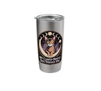 Cat Lover's Mystical Lunar Moon Phases Stainless Steel Insulated Tumbler