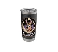 Cat Lover's Mystical Lunar Moon Phases Stainless Steel Insulated Tumbler