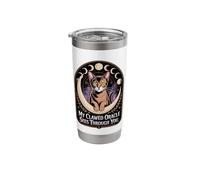 Cat Lover's Mystical Lunar Moon Phases Stainless Steel Insulated Tumbler