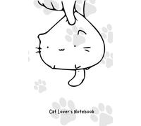 Cat Lover's Notebook Journal - Elegant Minimalist Gold Cat Silhouette
