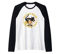 Cat Lovers Stay At Home Forever Club 2020 Edition Raglan Baseball Tee