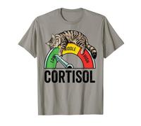 Cat Low Cortisol Level Cats Meme Reducer for Men and Women T-Shirt