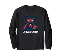 Cat Lucha Libre - La Ruda Gatita Long Sleeve T-Shirt