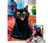 Cat Madness for Adults 1000 Piece Puzzle Train Logical Thinking And Problem-solving Relaxing Stress Free Enjoyment (38x52cm)
