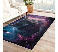 Cat Magic Rugs Living Room, Extra Large Rug, Low Pile Rug Non Slip, Machine Washable, Area Rugs for Living Room, Abstract Animal Art Home Decor Floor Carpets, 200x300 cm