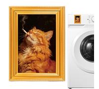 Cat Magnets For The Fridge With A Cat Pattern | A Locker Board With Cat Pattern For On Locker,Wooden Frame Strong Fridge Magnets - School Workplace Home Kitchen Playroom