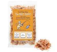 Cat-Man-Doo Extra Large Dried Bonito Flakes Treats for Dogs & Cats - All Natural High Protein Flakes - 4oz. / 112g Bag