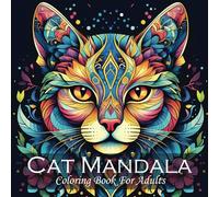 Cat Mandala Coloring Book for Adults: Fun and Calming Patterns for Relaxation, Easy Illustrations For Men and Women