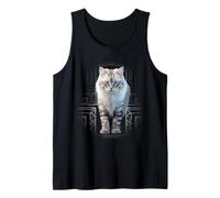 Cat Mandala Motif Pet Art Cat Tank Top
