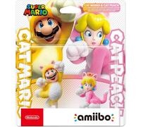 Cat Mario and Cat Peach - Amiibo