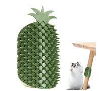 Cat Massage Comb - Indoor kiity Toy, flufy Coat Care, Wall Mount Brush | Textured Scrubbing Head Shape Enhancer, Relaxing Face Rub Spot Creator Feline For Playtime Grooming Corner Session