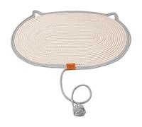 Cat Mat | Interactive Mat in Cotton and Linen Natural Non-Slip, Cat Pad - For Game Training Exercise Mental Stimulation Family at Home