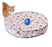 Cat Mat Toy - 3-Speed Rolling Type-C Rechargeable Supplies - Moving Cat Ball In Pouch,for Mental Stimulation Hunting Simulation Scratching Post Floor Play Home Indoor Outdoor