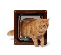 Cat Mate Lockable Cat Flaps - With Liner - Brown - 4 Way Locking (235)