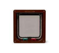 Cat Mate Lockable Cat Flaps - With Liner - Brown - 4 Way Locking (235)