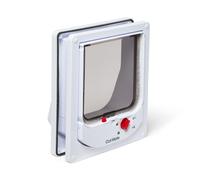 Cat Mate 4-Way-Locking Electromagnetic Cat Flap (254) - Exclusive Entry Collar Magnet Operated, for Small to Average-Sized Cats, for UPVC, Wood and W