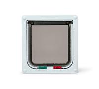 Cat Mate 4-Way-Locking Flap for Small to Average-Sized Cats, M, White