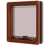 Cat Mate Large 4-way Cat Flap Brown