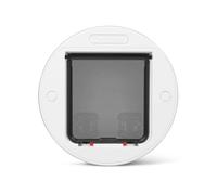 Cat Mate 4-Way Locking Large Glass Fitting Cat Flap 357W