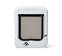 Cat Mate 4Way Lock Cat Door, White, SmallMedium Cats, Universal Install