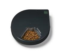 Cat Mate C500 5 Bowl Digital Timer-Controlled Automatic Pet Feeder - For Cats and Small Dogs, Wet or Dry Food, Includes Twin Ice Packs, 5 Meals Up To 330 g Each, Grey