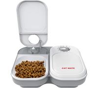 Cat Mate C200 2 Meal Automatic Pet Feeder For Cats And Small Dogs with Ice Pack,
