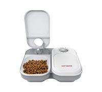 Cat Mate C200 2 Meal Automatic Pet Feeder For Cats And Small Dogs with Ice Pack, White