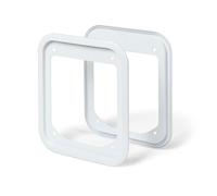 Cat Mate Cat Flap Adapter Kit for UPVC/Metal Doors, Easy Fitting, Fast Installation, Durable, Convenient - White UPVC/Metal Door Adapter Kit 387W