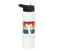 cat Mate cat Lovers pet catmom & catdad Vintage Stainless Steel Insulated Water Bottle