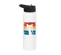 cat Mate cat Lovers pet catmom & catdad Vintage Stainless Steel Insulated Water Bottle