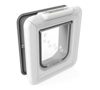 Cat Mate White Elite I.d. Disc Cat Flap With Timer Control (305W)